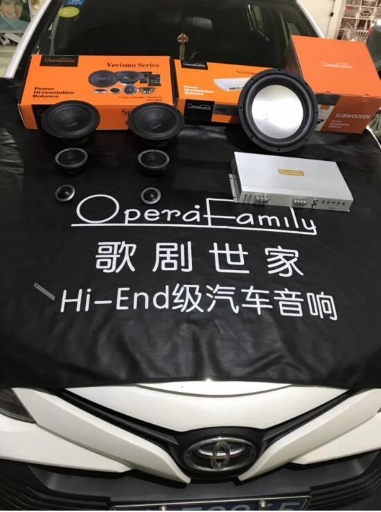 心潮澎湃的音改体验！丰田威驰升级三分频+12寸低音|新塘至上音乐